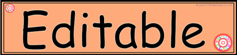 Tray Label Orange